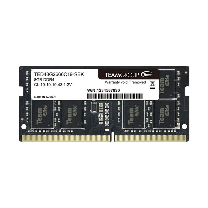 رم لپ تاپ تیم گروپ مدل Team Group Elite DDR4 3200MHz ظرفیت 8 گیگابایت